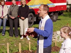 Oprava a svěcení studánky
