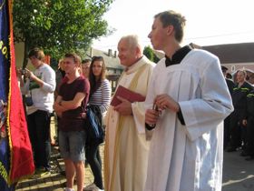 Svěcení praporu 20.9.2014